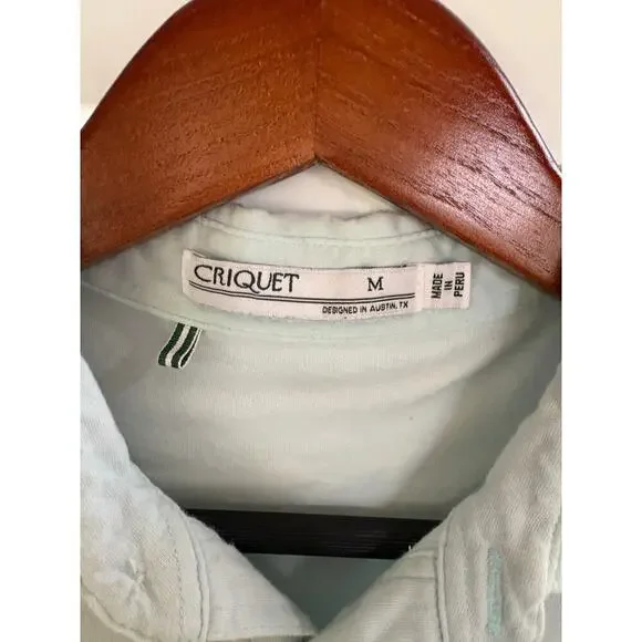 Criquet Classic Players Light Blue Golf Polo - Medium - Picture 9 of 9